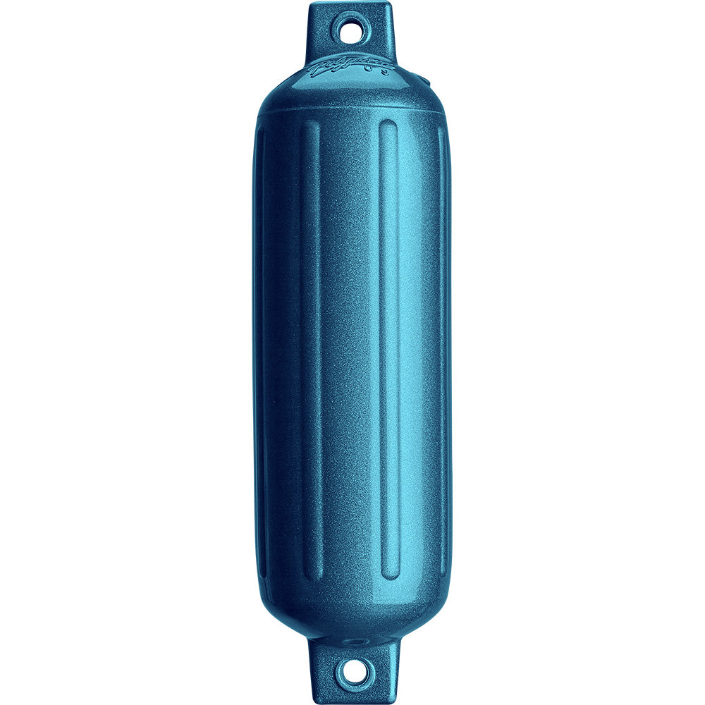 Polyform G-4 Twin Eye Fender 6.5" x 22" - Metallic Blue [G-4 METALLIC BLUE]