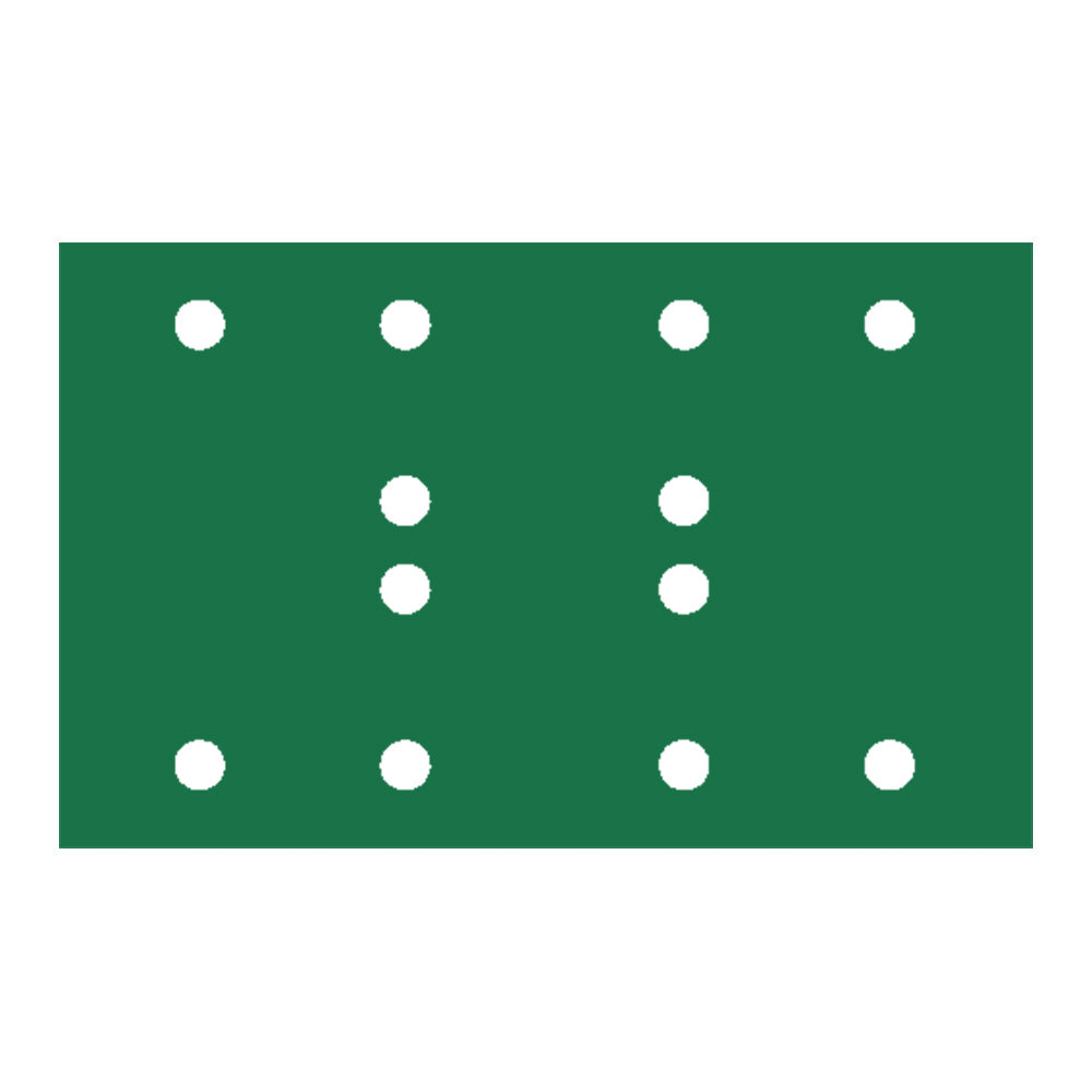 RUPES PROCUT Film Abrasive Sheet 80mm x130mm (3.15" x 5.1") - 12 Holes - P68 Grit *Box of 100pcs [9.45FB080]