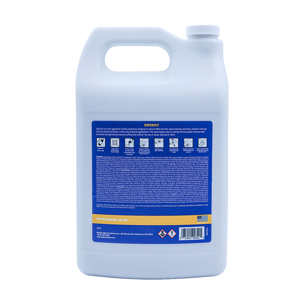 Malco SuperCut Compound - 1 Gallon *Case of 4 [167401CASE]