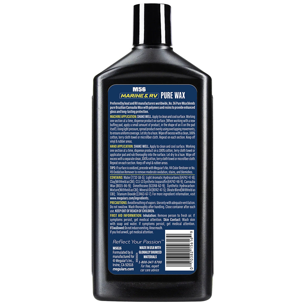Meguiar's #56 Boat/RV Pure Wax - 16oz [M5616]