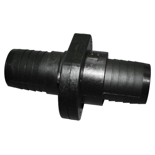 T-H Marine Double Barb Inline Scupper Check Valve - 1-1/2" - Black [ILS-1500-DP]